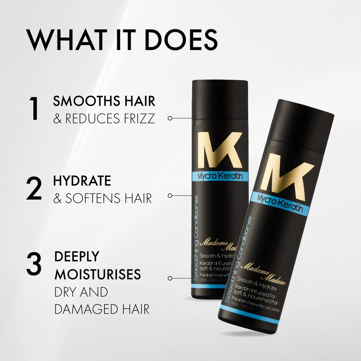 Mycro Keratin Madame Madame Smoothing Conditioner 250ml - view 6