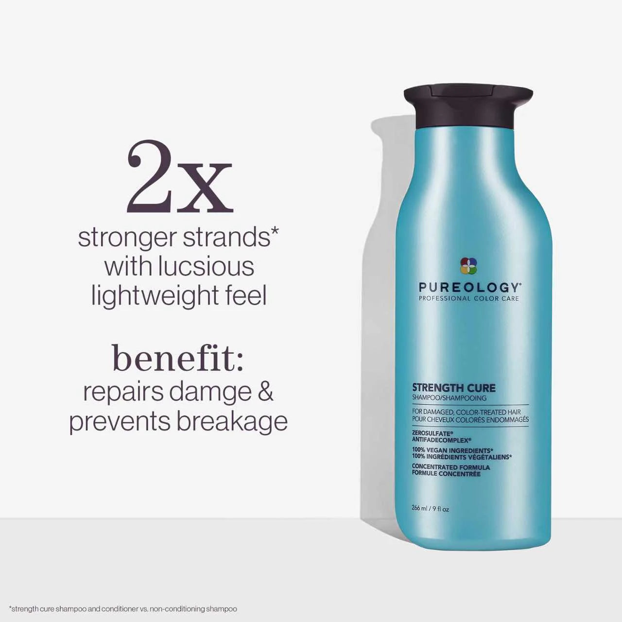 L'Oreal Pureology Strength Cure Shampoo 266ml - view 2