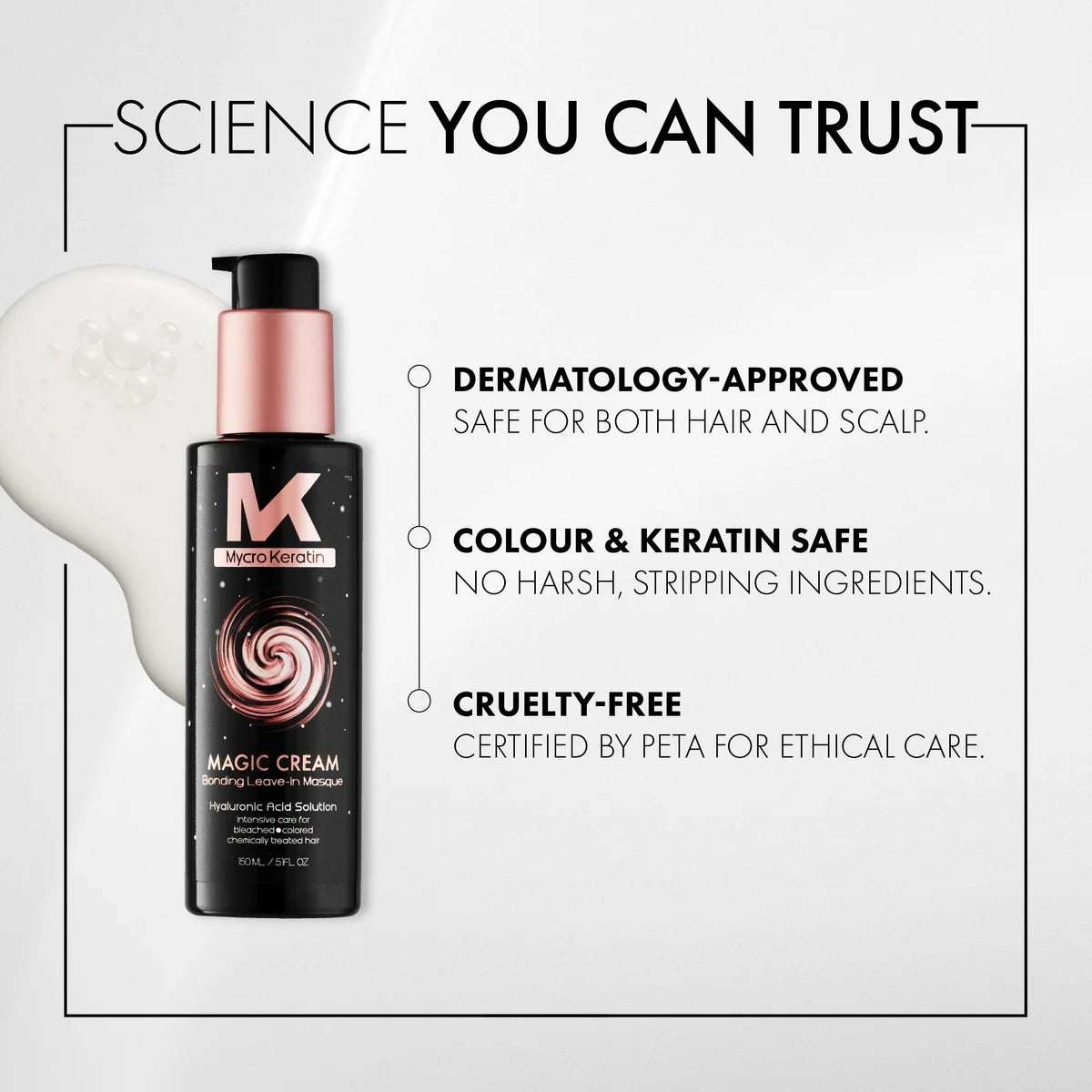 Mycro Keratin Magic Cream Bond Repair Masque 150ml - view 4