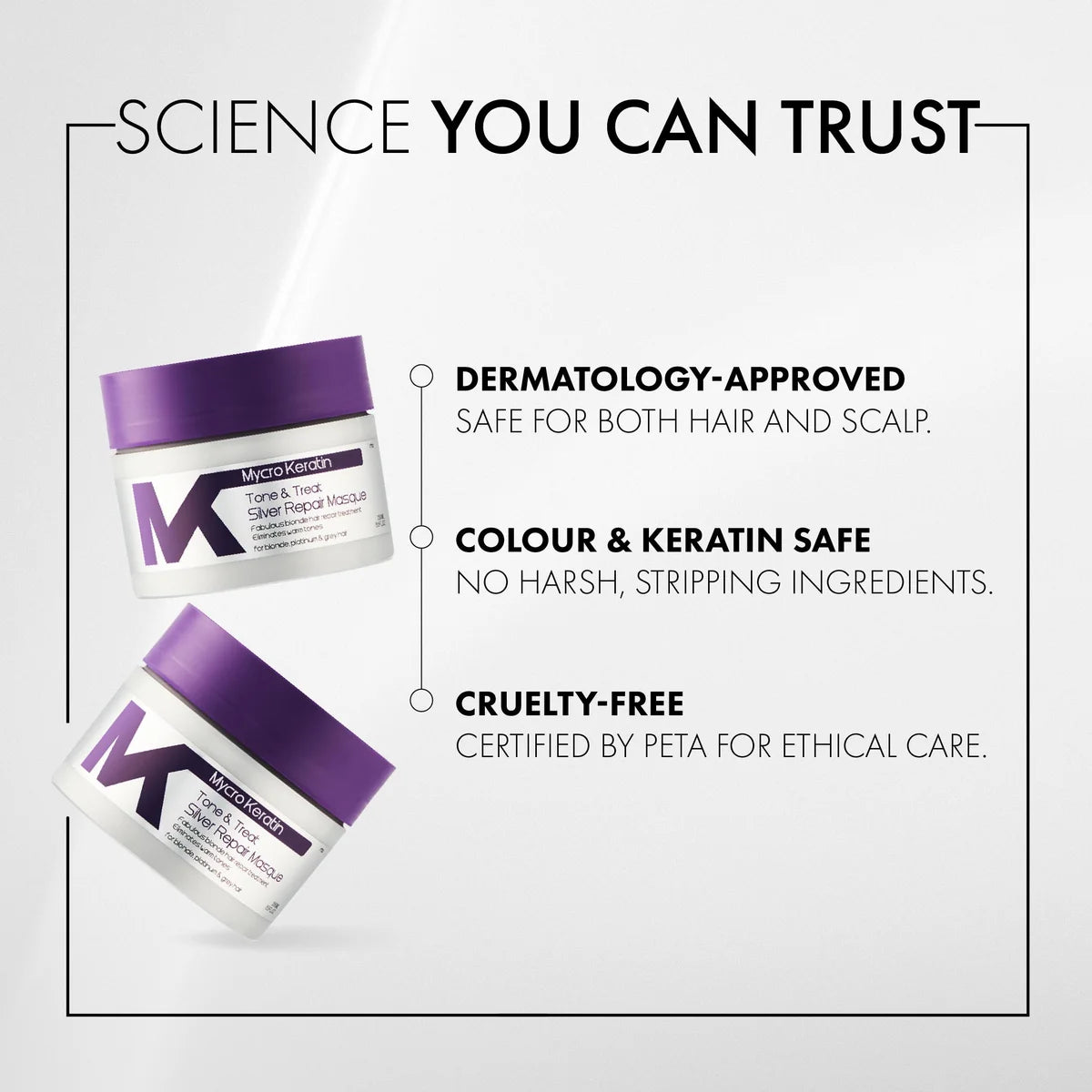 Mycro Keratin Tone & Treat Silver Masque 250ml - view 4