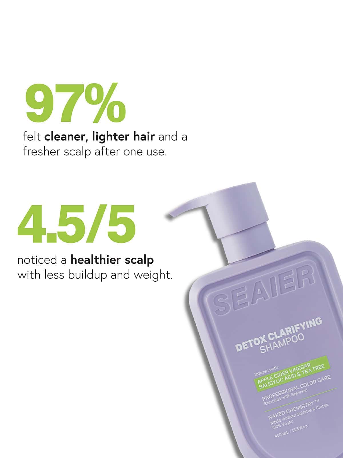 Seaier Detox Clarify Shampoo 400ml - view 2