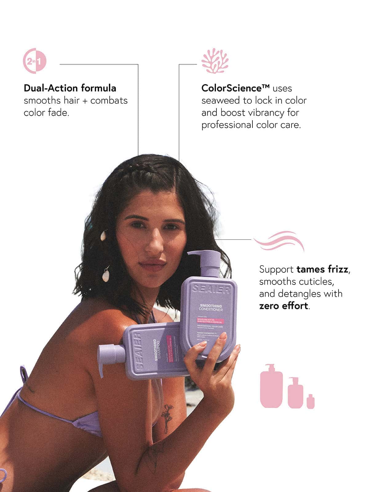 Seaier Smoothing Shampoo 400ml - view 3